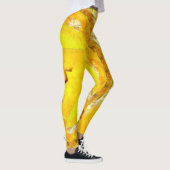 Leggings met mooie gele mandala (Rechts)