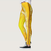 Leggings met mooie gele mandala (Links)