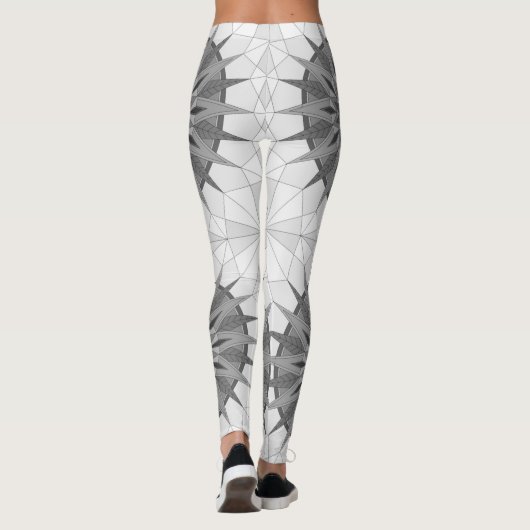 Leggings met mooie kunst (Achterkant)