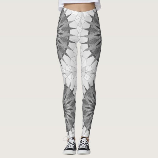 Leggings met mooie kunst (Voorkant)