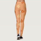 Leggings met op maat gemaakt herfstpatroon (Achterkant)