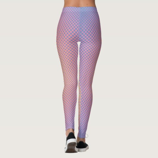 Leggings met parel koolstofvezel patroon 2 (Achterkant)