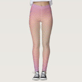Leggings met parel koolstofvezel patroon 2 (Voorkant)