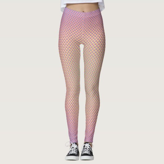 Leggings met parel koolstofvezel patroon 2 (Voorkant)