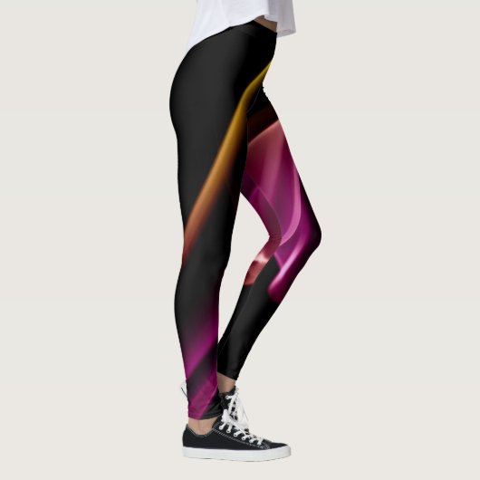 Leggings met patroon - Witte B&B Logo (Rechts)