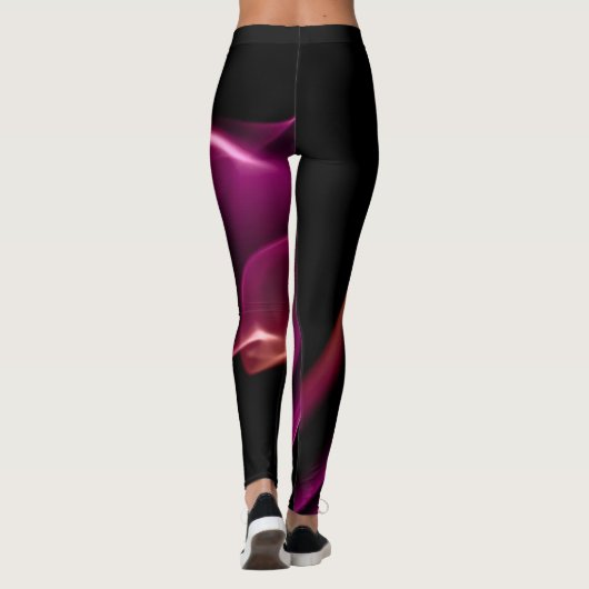 Leggings met patroon - Witte B&B Logo (Achterkant)