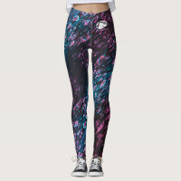 Leggings met patroon - Witte B&B Logo