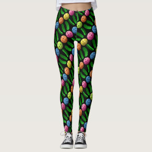 Leggings met Pickleballen en Pickles