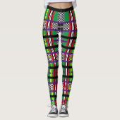 Leggings met racer Plays (Voorkant)
