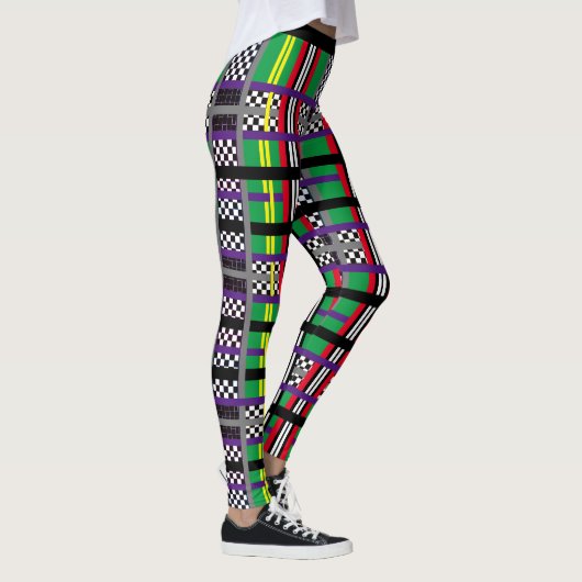 Leggings met racer Plays (Rechts)