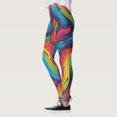 Leggings met Rainbow Color Patterns (Links)