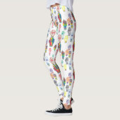 Leggings met regenboogvesten. (Links)