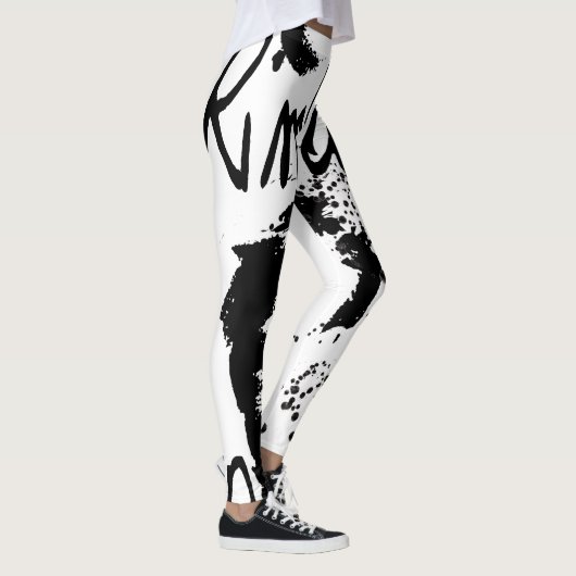 LEGGINGS met RIMBAUD-graffiti-stijl (Rechts)