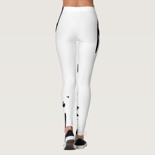 LEGGINGS met RIMBAUD-graffiti-stijl (Achterkant)