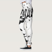 LEGGINGS met RIMBAUD-graffiti-stijl (Links)