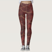Leggings met rode feestdagen (Voorkant)