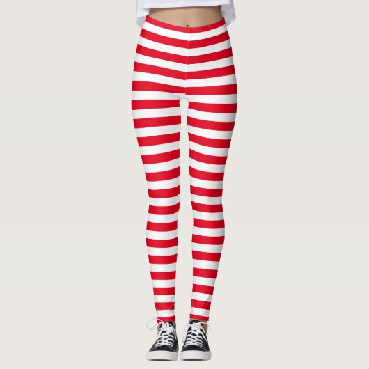 Leggings met rode strepen (Voorkant)