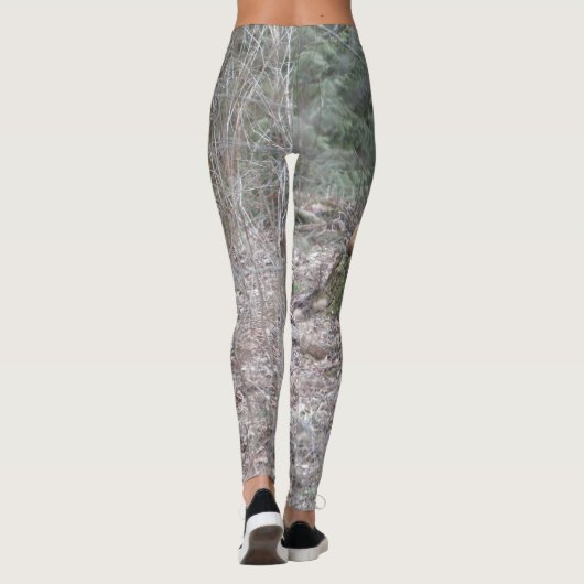 Leggings met rode vos (Achterkant)