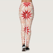 Leggings met rode warme kunst (Achterkant)