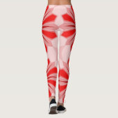 Leggings met rode warme kunst (Achterkant)