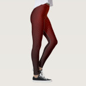 Leggings met roest zwart koolstofvezelpatroon (Rechts)