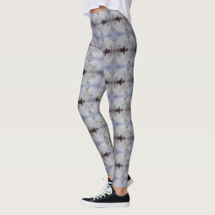 Leggings met rokerlavender