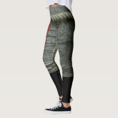 Leggings met rood hart en rode touwen (Links)