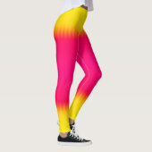 Leggings met roze en gele gradiënt (Rechts)