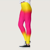 Leggings met roze en gele gradiënt (Links)