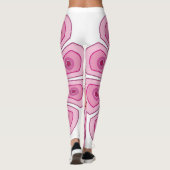 Leggings met roze kunst (Achterkant)