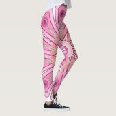 Leggings met roze kunst (Rechts)