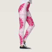 Leggings met roze mooie kunst (Rechts)