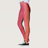 Leggings met roze/Oranje tulp (Links)