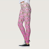 Leggings met roze patronen (Links)
