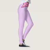 Leggings met roze polaire wand (Rechts)
