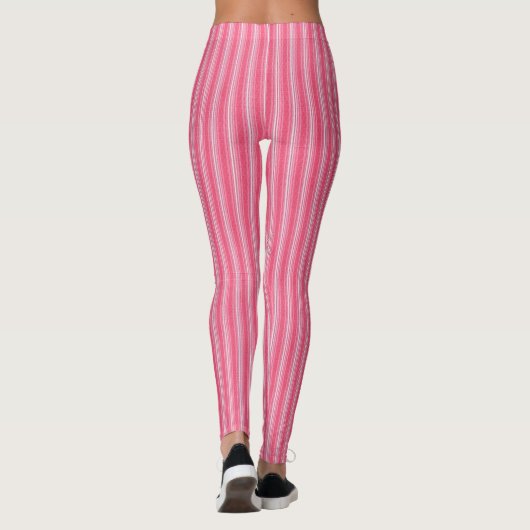Leggings met roze streep (Achterkant)
