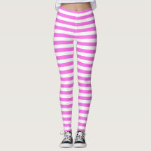 Leggings met roze strepen