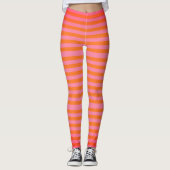 Leggings met roze strepen (Voorkant)