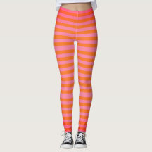 Leggings met roze strepen