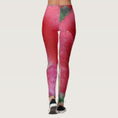 Leggings met roze tulp (Achterkant)