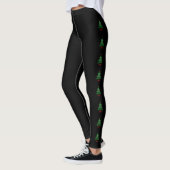 Leggings met schimmelige kerstboomschets (Links)
