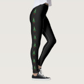 Leggings met schimmelige kerstboomschets (Rechts)