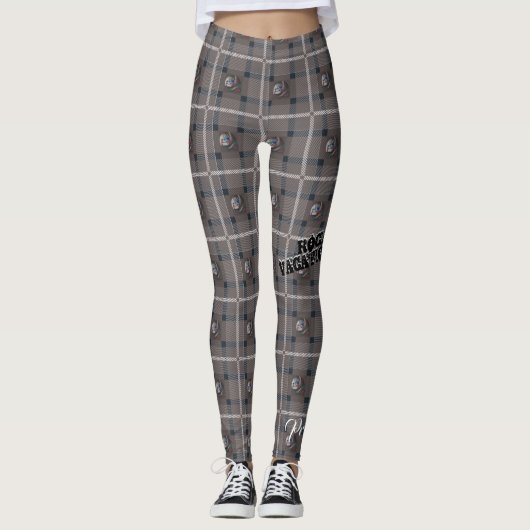  Leggings met schoppen "Siren Pset" - grijs (Voorkant)