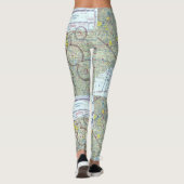 Leggings, met sectionele grafiek leggings (Achterkant)