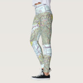 Leggings, met sectionele grafiek leggings (Links)