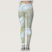 Leggings, met sectionele grafiek leggings (Voorkant)