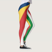 Leggings met Seychellen Kleuren ontwerp (Rechts)