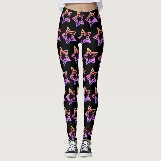 Leggings met sterren (Voorkant)