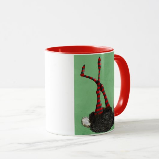 Leggings met struisgraaf mok (Voorkant rechts)