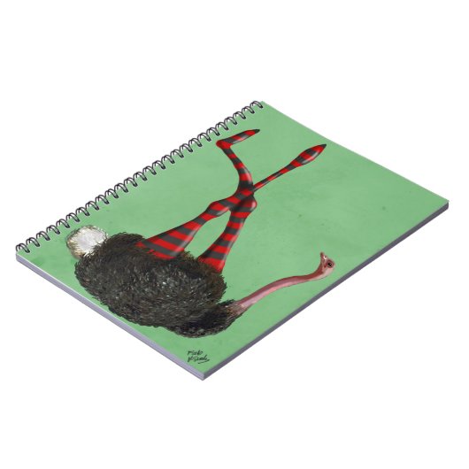 Leggings met struisgraaf notitieboek (Linkerzijde)